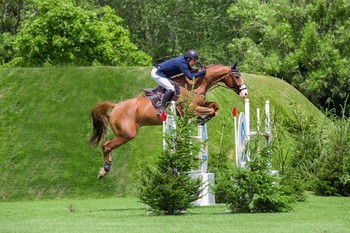 Michael heads off nephew William in a Whitaker one-two at Hickstead 